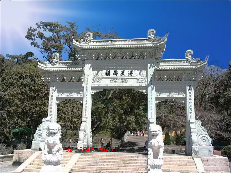 景區(qū)佛門(mén)石雕大門(mén)