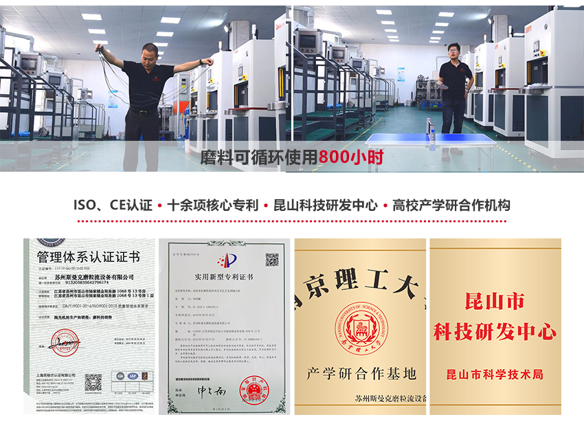 斯曼克<a href='http://www.aspachord.cn' target='_blank'><u>微孔拋光機</u></a>，使用微孔拋光專用流體磨料，通過柔性物理研磨，快速達到微孔拋光或毛刺清理的目的。 斯曼克<a href='http://www.aspachord.cn' target='_blank'><u>微孔拋光機</u></a>可實時在線控制流量，在PLC顯示屏上，同時顯示既定流量目標與實時流量目標值，實時流量達到既定目標后，設備即刻停止拋光，流量可穩(wěn)定控制在千分比范圍。 安/全/環(huán)/保：磨料符合環(huán)保標準：無高熱，無粉塵，無溶液，低分貝