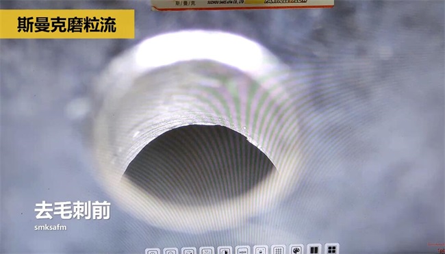 鋁合金<a href='http://www.aspachord.cn' target='_blank'><u>交叉孔去毛刺</u></a>，<a href='http://www.aspachord.cn' target='_blank'><u>流體拋光機</u></a>約20秒一個